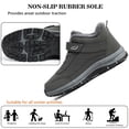 thumbnail image 3 of Northblanc Womens Winter Snow Boots Outdoor Hiking Boots Warm Faux Leather Lined Waterproof Anti-Slip Ankle Booties for Walking, 3 of 9