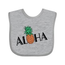 Inktastic Aloha- with Pineapple Boys or Girls Baby Bib