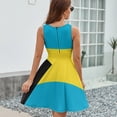 thumbnail image 6 of Bahamas Flag Dress Summer Street Style Dresses Female Sleeveless Printed Sundress, 6 of 7