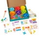 thumbnail image 2 of Juguete De Clasificación De Colores De Madera, Juego Educativo De Cuentas Con Clip Para Regalos, Estilo A Para Niños, 2 of 8