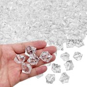 Reusable Fake Ice Cubes for Rock Crystals Treasure Gems for Table Scatters, Vase Fillers, Wedding Photography Props Vase Fillers