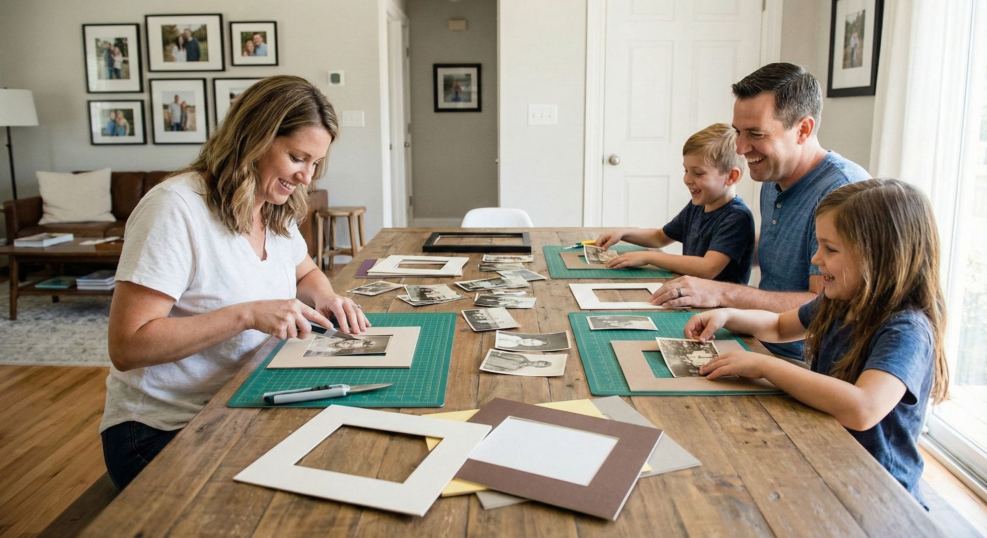 Off White Picture Frame Mat for 18x24 Frames - Fits 15x20 Photos - 10 Mats