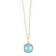 thumbnail image 1 of Collar para Mujer con Cristal Fino Swarovski en forma de Cuadrado– Bañado en Oro 14k- Collar Elegante y Brillante-Collares de Mujer de Moda- Joyería para Mujer de Moda- Regalo especial Ortiz Espinosa Temporada, 1 of 2