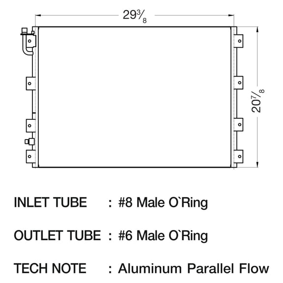 CSF 10561 - A/C Condenser