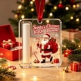 thumbnail image 6 of Christmas Cash Gift Ornament, Acrylic Money Holder Hanging Decor, Unique Christmas Decoration for Christmas Tree, Fireplace(1Pcs,Santa Cane Scene), 6 of 7