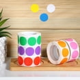 thumbnail image 2 of Jinsinto 8 rolls of fluorescent self-adhesive circular stickers, 2 of 5