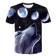 thumbnail image 1 of Camiseta de lobo Animal para niños, ropa de verano para niñas, camisetas de manga corta, ropa informal para niños, camisetas para adolescentes, camisetas de lobo 10T Gao Jinjia LED, 1 of 2