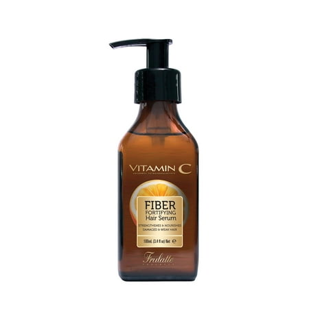 Frulatte Fiber Fortifying Vitamin C Hair Serum for Damaged and Weak Hair 3.4 fl.