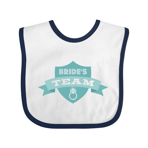 Inktastic Banner Bride's Team Boys or Girls Baby Bib