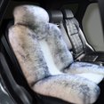 thumbnail image 2 of yotijar Car Seat Cover Plush, Car Seat Pad, Winter Protector Front Seat Cover, Auto Seat Cover for Auto SUV Trucks Adult Man Women White Gray, 2 of 5