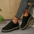 thumbnail image 4 of Womens Loafers Shoes Platform Chunky Penny Loafer Lug Sole Slip on Work Office Business Casual Dress Oxford Shoes, 4 of 8