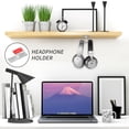 thumbnail image 2 of Universal Fashion Headphone Hanger Headset Earphone Stand Holder Aluminuim Alloy Headphones Bracket Holder, 2 of 7