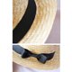 thumbnail image 4 of Worallymy sombreros de paja de verano para niñas Top de cúpula cintas de paja para bebés y niños sombrero de playa gorra transpirable para vacaciones en Panamá Worallymy JD735801135, 4 of 6