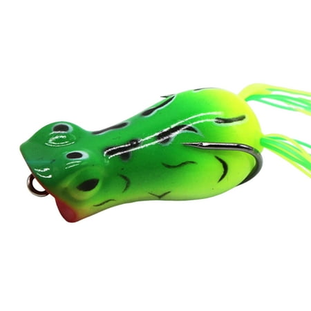 LIVEST 5cm12g Fishing Lure Bait Double Hooks Far Throwing Long Service Life Frog Lure Soft Tube Bait for Fishing Enthusiast
