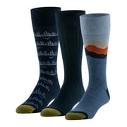 GoldToe Edition Mens Blueridge Crew Socks Assorted, 3 Pack