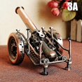 thumbnail image 1 of Mini Cannon Model Retro Mental Steel Bronze Crafts Decoration, 1 of 4