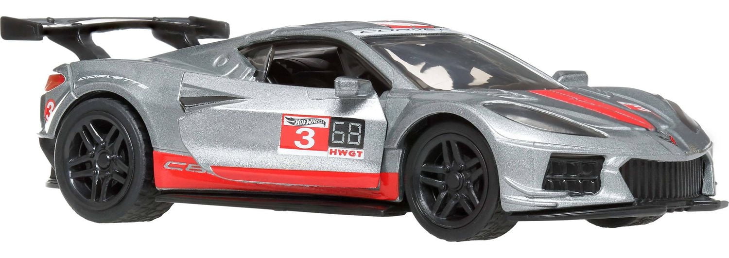 Hot Wheels Véhicule à Rétrofriction Coffret échelle 1/43 - Les styles peuvent varier âges 3+