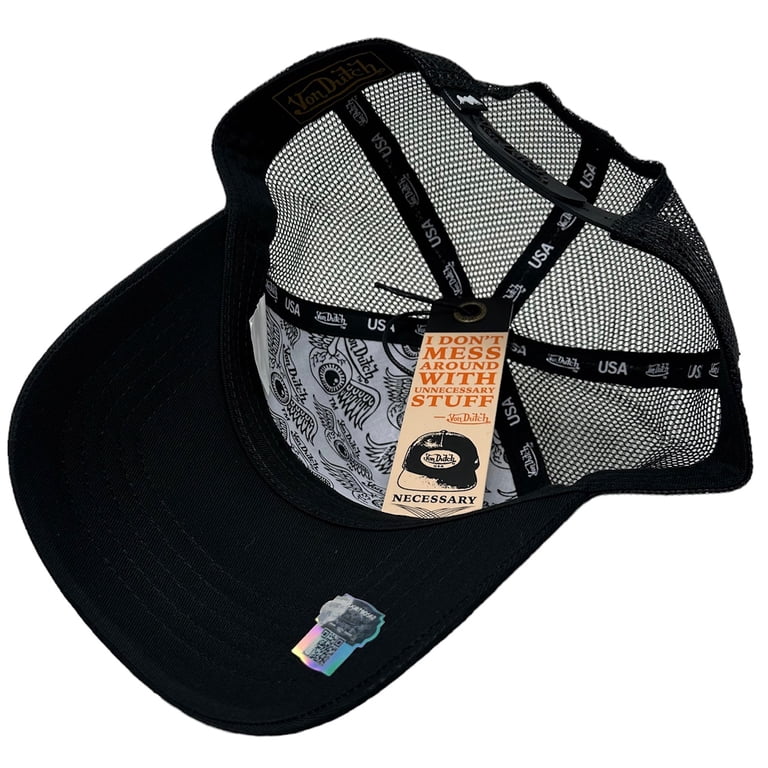 Von Dutch Classic 51 Black Trucker Hat - Walmart.com display picture 2