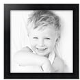 thumbnail image 2 of ArtToFrames 20x20 Inch Satin Black Reverse Step Picture Frame, This Black Wood Poster Frame is Great for Your Art or Photos, Comes with 060 Plexi Glass (1419), 2 of 7