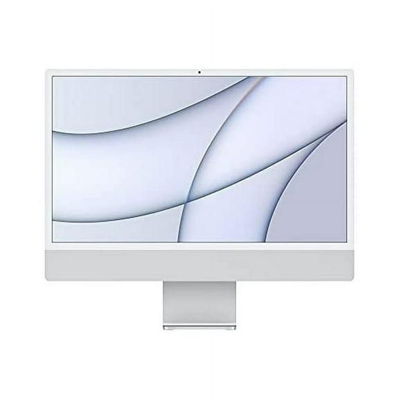 Restored 2021 Apple iMac with Apple M1 Chip with 8-core CPU (24-inch, 8GB RAM, 256GB SSD Storage) Silver (Refurbished)