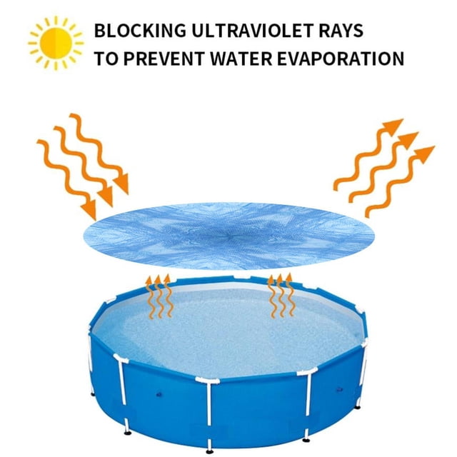 Couvertures Solaires Bleues pour Piscine, Toiles de Piscine, Couverture Solaire pour la Maison