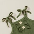 thumbnail image 5 of Seyurigaoka Baby Girl’s Suspender Jumpsuit and Flower Shorts with Headband, 5 of 9