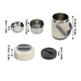 thumbnail image 4 of Potilla De Olla Térmica De Acero Inoxidable De 2L Portátil, Diseño Compacto IPX5, Olla Térmica De Acero Inoxidable, 4 of 7