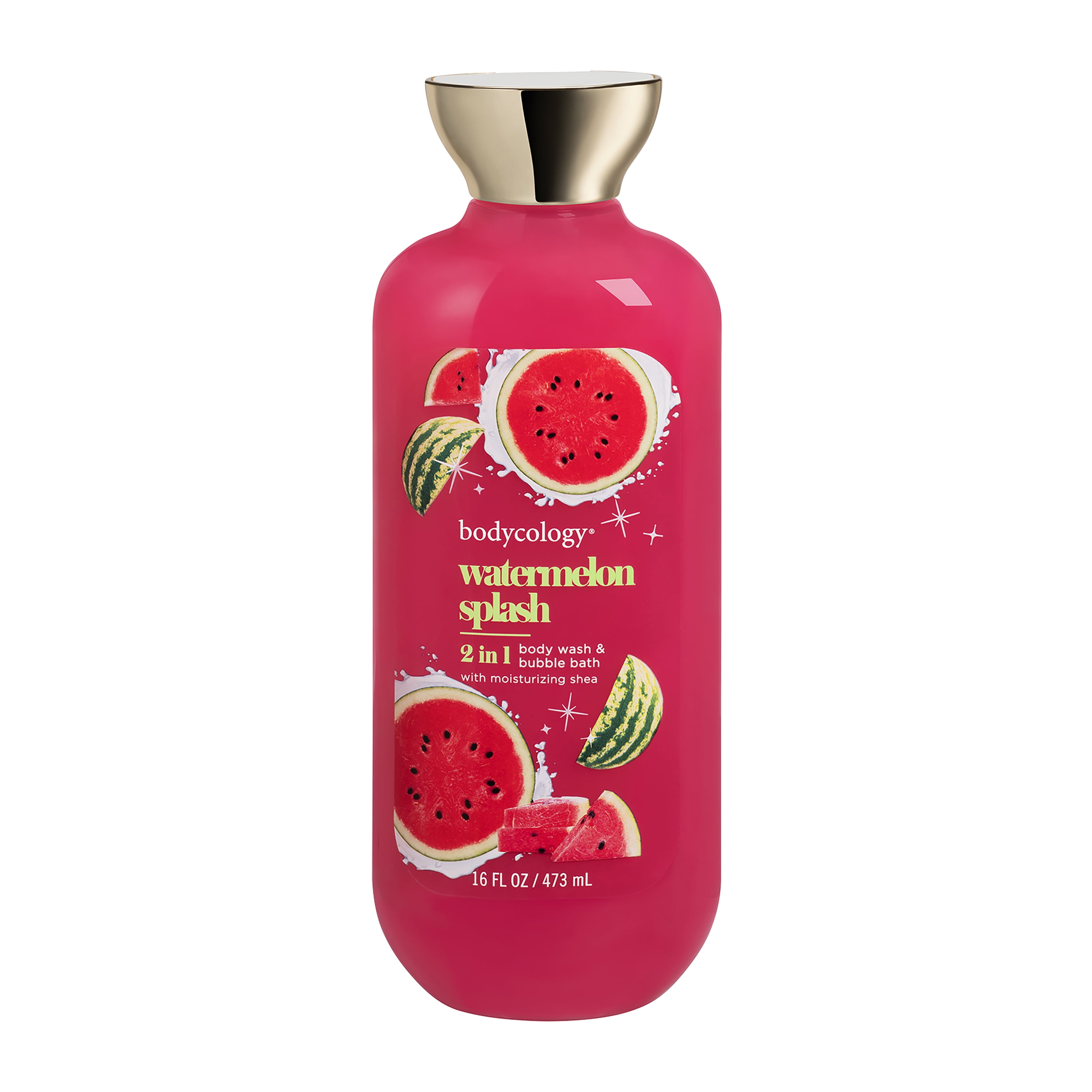 Bodycology Watermelon Splash 2-in-1 Body Wash and Bubble Bath, 16 fl oz