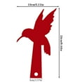 thumbnail image 3 of GOYDSY Red Carrier Mailbox, Decorative Mailbox for Home, Mailbox Identification Sign, Handcrafted Outdoor Mailbox Decoration Board Clearance Sales Today Deals Prime, 3 of 7