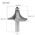 thumbnail image 2 of Unique Bargains Router Bit 1/2 Shank 2'' Dia Round Corner Tungsten for Milling Cutter, 2 of 5