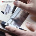 thumbnail image 4 of Marking T Ruler, Measuring T Ruler High Accuracy Clear Scale Stainless Steel  for Woodworking, 4 of 7
