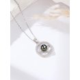 thumbnail image 4 of TANGPOET Tahitian Grade Black Pearl Star Valentines Necklace For Women,925 Silver Saltwater Pearl Jewelry,Anniversary Birthday Gifts for Her Wife Mom Daughter Friend Grandma, 4 of 5