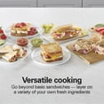 thumbnail image 6 of Hamilton Beach Hot Sandwich Maker, Nonstick Cooking Surface, White, 6 of 8
