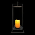 thumbnail image 2 of Alpine Corporation 25"H Rectangular Lantern with Glass Candle Compartment, 2 of 4