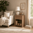 thumbnail image 6 of ARKANTOS Large Nightstand Set of 2, Farmhouse Style Bedside Tables, for Bedroom and Living Room, Natural Oak, 6 of 13