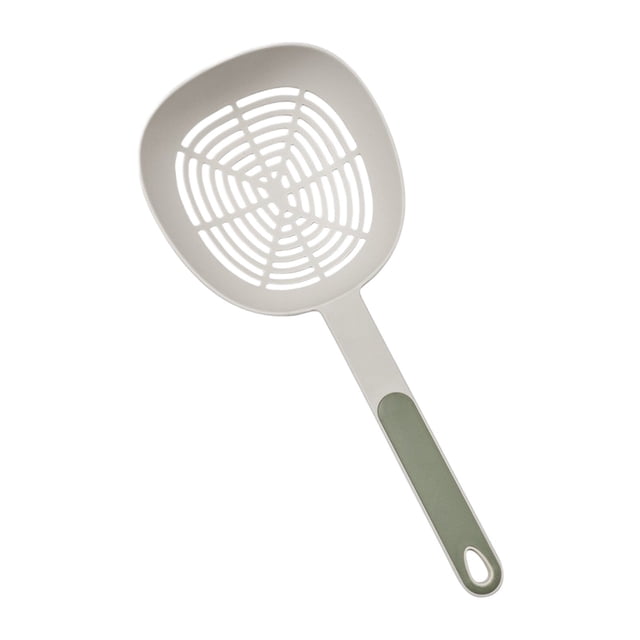 Large Rectangular Noodle Strainer Spoon, HighTemperature Resistant Mesh Skimmer for Kitchen Restaurant, BPAFree Draining Ladle for Frying (35.5x15.5x4cm)