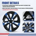 thumbnail image 3 of 4Pcs 15" Wheel Rim Cover Hubcaps OEM Style for 2016-2022 Toyota Prius/Prime & 2020-2024 Corolla Hybrid Replacement Snap on Hub Cap(Black Lacquer & Blue Lacquer), 3 of 9