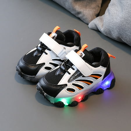 

Toyella Breathable Net Shoes Non-slip Soft Sole Baby Toddler Shoes Black 22