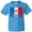 Pacific Blue, variant on Inktastic French Soccer Youth T-Shirt