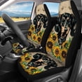 thumbnail image 3 of FOR U DESIGNS Dachshund Sunflower Print Car Seat Covers Full Set Scratch-Resistant Front and Rear Split Bench for Cars Waterproof Automotive Accessories for Auto Trucks Van SUV, 3 of 7