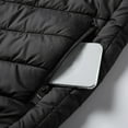 thumbnail image 6 of BiZtdJrK Big and Tall Heated Vest for Men 28 Heating Zones Full Zip Up Quilted Jackets Stand Collar Winter Warm Thermal Vests with Zipper Pockets Black XXXXL, 6 of 10