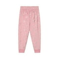 thumbnail image 2 of BTween Girls’ 3 Pack Velour Jogger Pants Set, Soft and Comfortable Lounge Pants for Kids, Pink Tie Dye Bundle, Size 12, 2 of 4