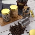 thumbnail image 2 of Wesiti 100 Pcs 8 oz Clear Plastic Mason Jars Containers With Screw on Gold Lids Refillable Round Empty Plastic Jars Storage Containers Reusable for K, 2 of 7