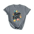 thumbnail image 3 of VBTAPA Easter Shirt for Women Bunny Shirts Cute Rabbit Graphic Tee Christian T-Shirt Easter Eggs Graphic Casual Tee Tops Flash Sales Gray XXXL, 3 of 6