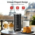 thumbnail image 5 of PARIS RHÔNE Milk Frother, Automatic Hot & Cold Electric Milk Steamer for Coffee, Latte, 5 of 5