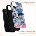 thumbnail image 4 of Ocean Fantasy Phone Case with Whales, Jellyfish, and Coral Design – Artistic Deep Sea Pattern Phone Cover for iPhone 16 15 14 13 12 11 Pro Max Plus Mini, 4 of 6
