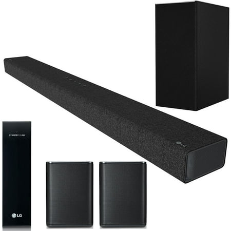 LG SP7Y 5.1 Ch High Res Audio Sound Bar Bundle with SPK8 Wireless Speaker Kit