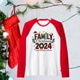 thumbnail image 5 of Camiseta de manga larga con estampado familiar para Navidad 2024, ropa a juego para madre, padre, hija e hijo, 5 of 5