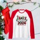 thumbnail image 5 of Camiseta de manga larga con estampado familiar para Navidad 2024, ropa a juego para madre, padre, hija e hijo, 5 of 5