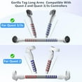 thumbnail image 2 of 3 in 1 Gorilla Tag Long Arms for Meta Quest 3S/3 and Oculus Meta Quest 2,Beat Saber Handles Attachment/Golf Club Extension Grips for VR Sticks Controller Accessories,Enhance VR Game Experience, 2 of 6